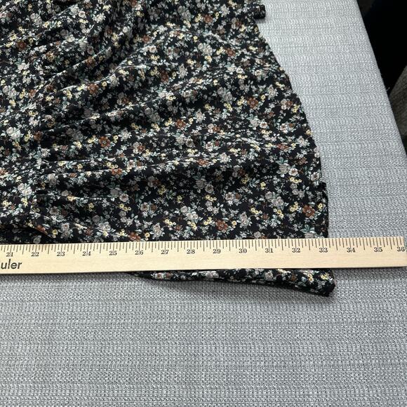 Boho Jumpsuit Medium Floral Tie‎ Strap Retro 70's Vibe Flare Wide Leg Festival - Picture 8 of 10